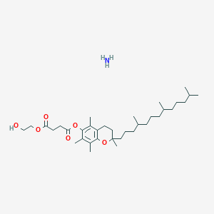 molecular formula C35H61NO6 B12497523 vitamin E-tpgs amine 