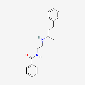 N-{2-[(4-phenylbutan-2-yl)amino]ethyl}benzamide