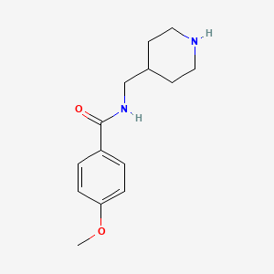 4-methoxy-N-(piperidin-4-ylmethyl)benzamide