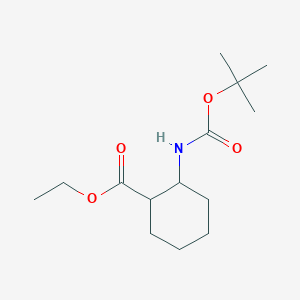 Ethyl 2-((tert-butoxycarbonyl)amino)cyclohexane-1-carboxylate