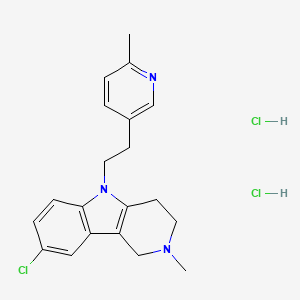 molecular formula C20H24Cl3N3 B1249767 Dorastine hydrochloride CAS No. 21228-28-4