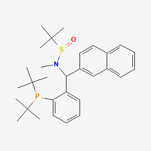 N-{[2-(di-tert-butylphosphanyl)phenyl](naphthalen-2-yl)methyl}-N,2-dimethylpropane-2-sulfinamide