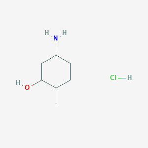 5-Amino-2-methylcyclohexan-1-ol hydrochloride