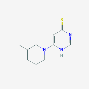 6-(3-methylpiperidin-1-yl)pyrimidine-4(3H)-thione