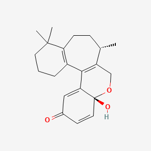 molecular formula C21H26O3 B1249780 Frondosin D 