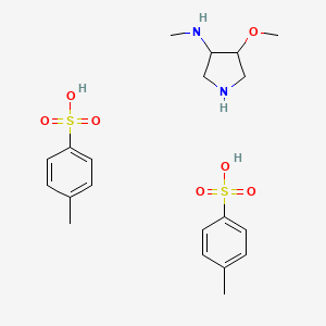 4-methoxy-N-methylpyrrolidin-3-amine; bis(para-toluene sulfonate)