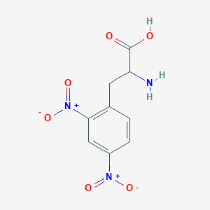 molecular formula C9H9N3O6 B12497829 2-amino-3-(2,4-dinitrophenyl)propanoic Acid 