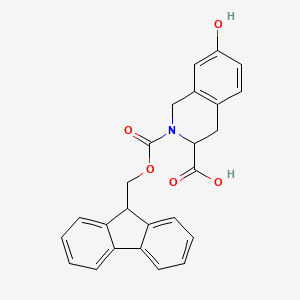 molecular formula C25H21NO5 B12497857 Fmoc-D-7-Hydroxy-Tic 