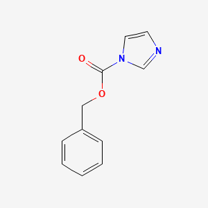 molecular formula C11H10N2O2 B12497886 Benzyl 1H-imidazole-1-carboxylate 