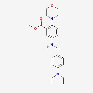 Methyl 5-{[4-(diethylamino)benzyl]amino}-2-(morpholin-4-yl)benzoate