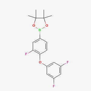 2-(4-(3,5-Difluorophenoxy)-3-fluorophenyl)-4,4,5,5-tetramethyl-1,3,2-dioxaborolane