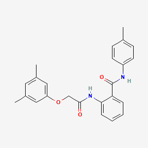 2-{[(3,5-dimethylphenoxy)acetyl]amino}-N-(4-methylphenyl)benzamide