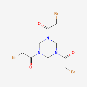 1,1',1''-(1,3,5-Triazinane-1,3,5-triyl)tris(2-bromoethan-1-one)