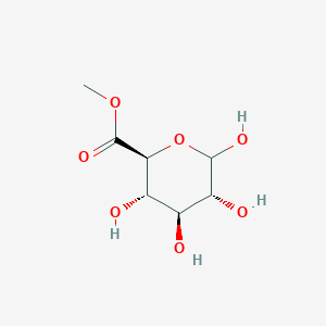molecular formula C7H12O7 B1249798 D-葡萄糖醛酸甲酯 