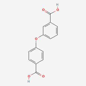 molecular formula C14H10O5 B12498019 3-(4-Carboxyphenoxy)benzoic acid CAS No. 62507-84-0