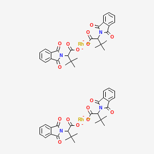 2-(1,3-Dioxoisoindol-2-yl)-3,3-dimethylbutanoate;rhodium(2+)