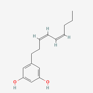 molecular formula C15H20O2 B1249804 5-[(3Z,5Z)-nona-3,5-dienyl]benzene-1,3-diol 