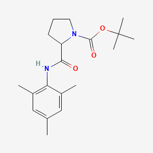 Tert-butyl 2-[(2,4,6-trimethylphenyl)carbamoyl]pyrrolidine-1-carboxylate