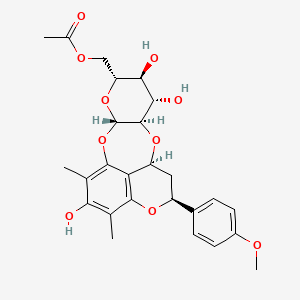 molecular formula C26H30O10 B1249807 abacopterin A 