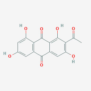 molecular formula C16H10O7 B1249809 Haematommone 