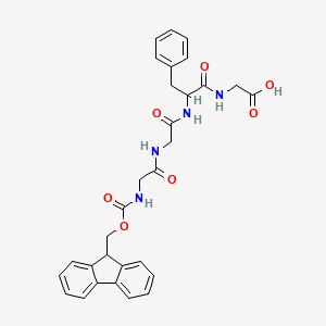 (S)-2-[2-[2-[2-(Fmoc-amino)acetamido]acetamido]-3-phenylpropanamido]acetic Acid