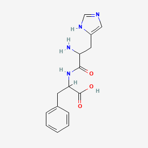 2-[[2-amino-3-(1H-imidazol-5-yl)propanoyl]amino]-3-phenylpropanoic acid