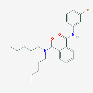 N'-(3-bromophenyl)-N,N-dipentylbenzene-1,2-dicarboxamide