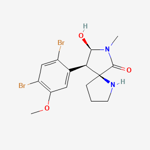 molecular formula C15H18Br2N2O3 B1249819 Amathaspiramide C 