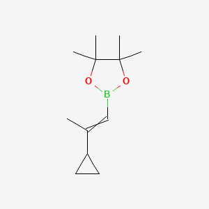 2-(2-Cyclopropylprop-1-en-1-yl)-4,4,5,5-tetramethyl-1,3,2-dioxaborolane