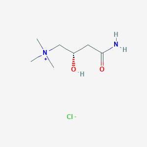 molecular formula C7H17ClN2O2 B1249825 (S)-carnitinamide chloride 