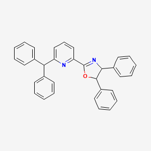 2-(4,5-Diphenyl-4,5-dihydro-1,3-oxazol-2-yl)-6-(diphenylmethyl)pyridine