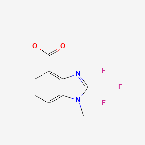 Methyl 1-methyl-2-(trifluoromethyl)-1H-benzo[d]imidazole-4-carboxylate