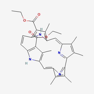 molecular formula C32H34N4O4 B1249828 Corrphycene 