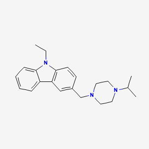 9-ethyl-3-{[4-(propan-2-yl)piperazin-1-yl]methyl}-9H-carbazole