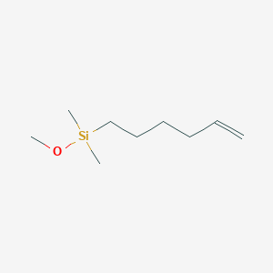 molecular formula C9H20OSi B12498340 Hex-5-en-1-yl(methoxy)dimethylsilane 