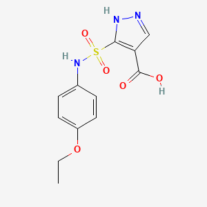 5-{[(4-ethoxyphenyl)amino]sulfonyl}-1H-pyrazole-4-carboxylic acid