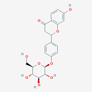 molecular formula C21H22O9 B1249840 Likviritin 