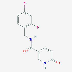 N-(2,4-difluorobenzyl)-6-oxo-1,6-dihydropyridine-3-carboxamide