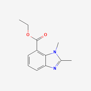 Ethyl 1,2-dimethyl-1H-benzo[d]imidazole-7-carboxylate