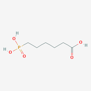 molecular formula C6H13O5P B1249844 Acide 6-phosphonohexanoïque CAS No. 5662-75-9