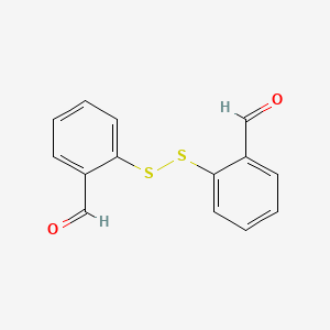 molecular formula C14H10O2S2 B1249845 2,2'-Dithiobisbenzaldehyde 