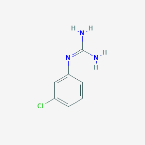 molecular formula C7H8ClN3 B1249849 1-(3-Chlorophenyl)guanidine CAS No. 6145-41-1