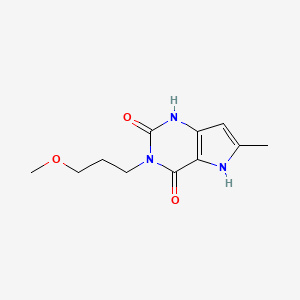 3-(3-methoxypropyl)-6-methyl-1H-pyrrolo[3,2-d]pyrimidine-2,4(3H,5H)-dione