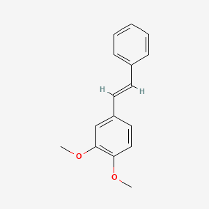 molecular formula C16H16O2 B1249853 3,4-Dimethoxystilbene 