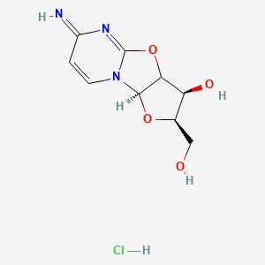 molecular formula C9H12ClN3O4 B1249854 Cyclocytidine hydrochloride; Cyclo-C 