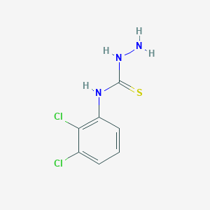 molecular formula C7H7Cl2N3S B12498558 N-(2,3-dichlorophenyl)hydrazinecarbothioamide 