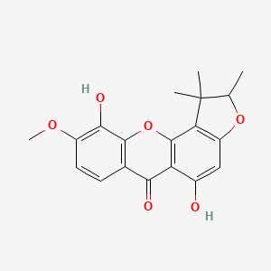 molecular formula C19H18O6 B1249862 6-O-Methyl-2-deprenylrheediaxanthone B 