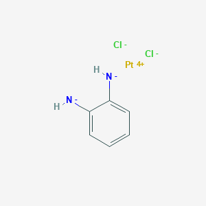 Platinum(4+) chloride benzene-1,2-bis(aminide) (1/2/1)