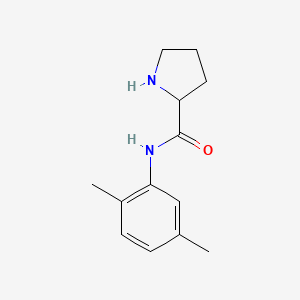 molecular formula C13H18N2O B12498642 N-(2,5-Dimethylphenyl)pyrrolidine-2-carboxamide 