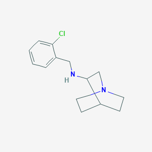 molecular formula C14H19ClN2 B12498677 N-(2-Chlorobenzyl)quinuclidin-3-amine 